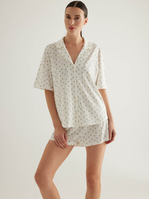 Купить Хлопковая классическая женская пижама с шортами HAYS 50214 в Украина в Lingerie.ua - Одяг для дому та відпочинку, Фото 2