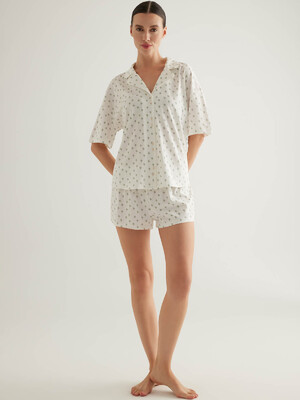 Купить Хлопковая классическая женская пижама с шортами HAYS 50214 в Украина в Lingerie.ua - Одяг для дому та відпочинку, Фото 3