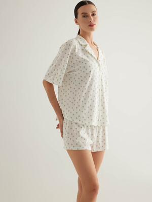 Купить Хлопковая классическая женская пижама с шортами HAYS 50214 в Украина в Lingerie.ua - Одяг для дому та відпочинку, Фото 4