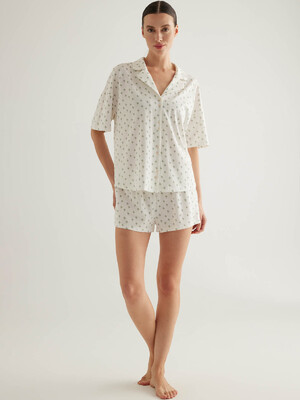 Купить Хлопковая классическая женская пижама с шортами HAYS 50214 в Украина в Lingerie.ua - Одяг для дому та відпочинку, Фото 6