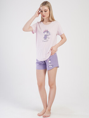 Купить Бавовняний літній комплект жіночий з шортами VIENETTA 4010970000 в Украина в Lingerie.ua - Одяг для дому та відпочинку, Фото 6