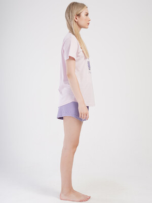 Купить Бавовняний літній комплект жіночий з шортами VIENETTA 4010970000 в Украина в Lingerie.ua - Одяг для дому та відпочинку, Фото 7