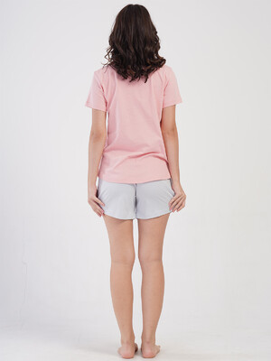 Купить Хлопковый комплект женский из футболки и шорт VIENETTA 4084050000 в Украина в Lingerie.ua - Одяг для дому та відпочинку, Фото 2