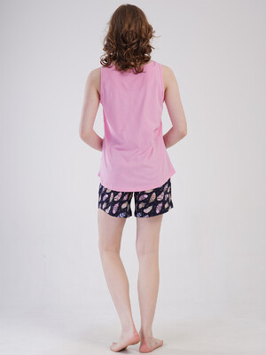 Купить Хлопковый комплект из майки и шорт VIENETTA 4091250911 в Украина в Lingerie.ua - Одяг для дому та відпочинку, Фото 2