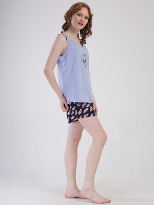 Купить Хлопковый комплект из майки и шорт VIENETTA 4091250911 в Украина в Lingerie.ua - Одяг для дому та відпочинку, Фото 9