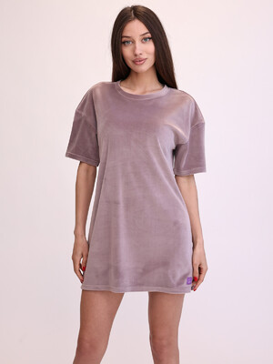 Купить Короткая велюровая туника over size LINGERIE 170755 в Украина