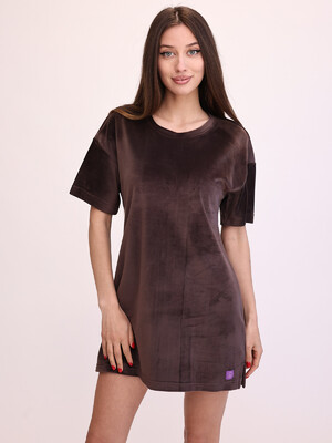 Купить Довга велюрова футболка over size LINGERIE 170755 в Украина в Lingerie.ua - Одяг для дому та відпочинку, Фото 2