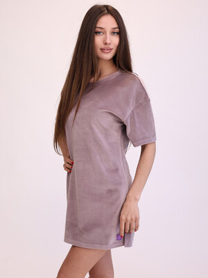 Купить Довга велюрова футболка over size LINGERIE 170755 в Украина в Lingerie.ua - Одяг для дому та відпочинку, Фото 10