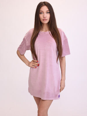 Купить Довга велюрова футболка over size LINGERIE 170755 в Украина в Lingerie.ua - Одяг для дому та відпочинку, Фото 8