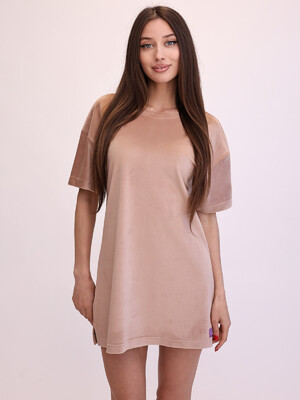 Купить Довга велюрова футболка over size LINGERIE 170755 в Украина в Lingerie.ua - Одяг для дому та відпочинку, Фото 4