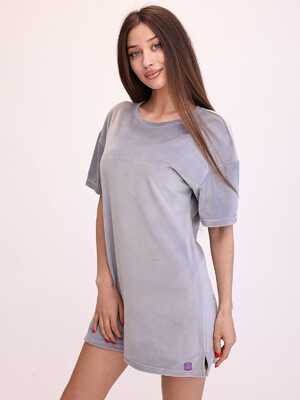 Купить Довга велюрова футболка over size LINGERIE 170755 в Украина в Lingerie.ua - Одяг для дому та відпочинку, Фото 3