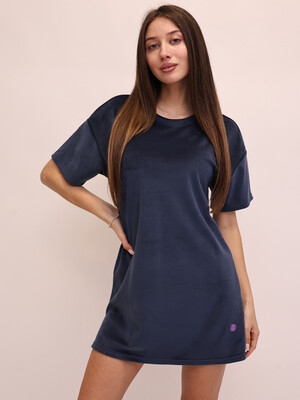 Купить Короткая велюровая туника over size LINGERIE 170755 в Украина в Lingerie.ua - Одяг для дому та відпочинку, Фото 4