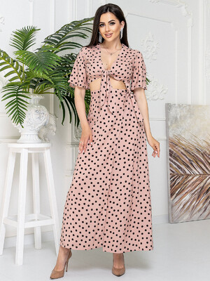 Купить Довга спідниця в горох на запах LINGERIE 170553-2 в Украина в Lingerie.ua - Одяг для дому та відпочинку, Фото 4