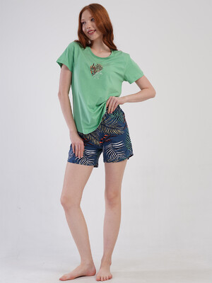 Купить Хлопковый комплект с шортами VIENETTA 4092285136 в Украина в Lingerie.ua - Одяг для дому та відпочинку, Фото 3