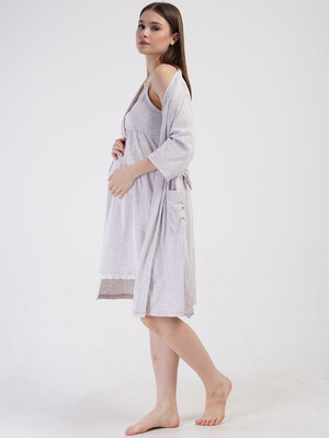 Купить Комплект із нічної сорочки та халата VIENETTA 4120010000 в Украина в Lingerie.ua - Одяг для дому та відпочинку, Фото 19