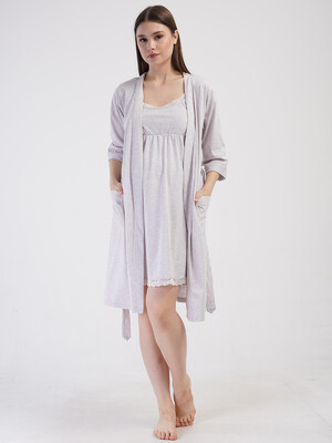 Купить Комплект із нічної сорочки та халата VIENETTA 4120010000 в Украина в Lingerie.ua - Одяг для дому та відпочинку, Фото 17