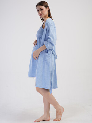 Купить Комплект із нічної сорочки та халата VIENETTA 4120010000 в Украина в Lingerie.ua - Одяг для дому та відпочинку, Фото 14