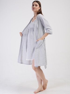 Купить Комплект із нічної сорочки та халата VIENETTA 4120010000 в Украина в Lingerie.ua - Одяг для дому та відпочинку, Фото 13