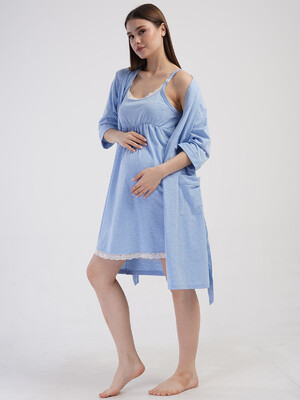 Купить Комплект із нічної сорочки та халата VIENETTA 4120010000 в Украина в Lingerie.ua - Одяг для дому та відпочинку, Фото 11