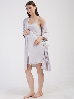 Купить Комплект із нічної сорочки та халата VIENETTA 4120010000 в Украина в Lingerie.ua - Одяг для дому та відпочинку, Фото 8