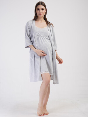 Купить Комплект із нічної сорочки та халата VIENETTA 4120010000 в Украина в Lingerie.ua - Одяг для дому та відпочинку, Фото 5