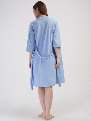 Купить Комплект із нічної сорочки та халата VIENETTA 4120010000 в Украина в Lingerie.ua - Одяг для дому та відпочинку, Фото 3