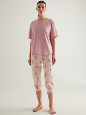 Купить Бавовняний домашній комплект із капрі HAYS 50273 в Украина в Lingerie.ua - Одяг для дому та відпочинку, Фото 5