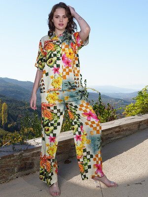 Купить Літній костюм із сорочкою та штанами VIENETTA PLUS 4092678303 в Украина