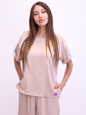 Купить Шелковый костюм из футболки и брюк LINGERIE 170774 в Украина в Lingerie.ua - Одяг для дому та відпочинку, Фото 7