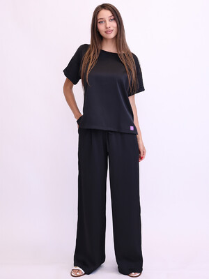 Купить Шелковый костюм из футболки и брюк LINGERIE 170774 в Украина в Lingerie.ua - Одяг для дому та відпочинку, Фото 4