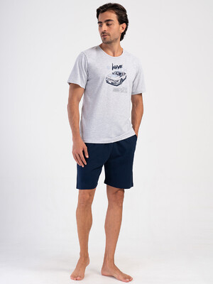 Купить Хлопковый летний комплект с шортами VIENETTA MAN 4084240000 в Украина в Lingerie.ua - Одяг для дому та відпочинку, Видео