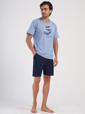 Купить Хлопковый летний комплект с шортами VIENETTA MAN 4084240000 в Украина в Lingerie.ua - Одяг для дому та відпочинку, Фото 6