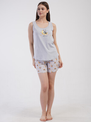Хлопковый домашний комплект из майки и шорт VIENETTA 4101227689