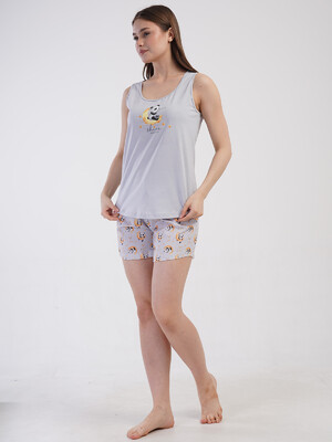 Купить Бавовняний домашній комплект з майки та шортів VIENETTA 4101227689 в Украина в Lingerie.ua - Одяг для дому та відпочинку, Фото 4