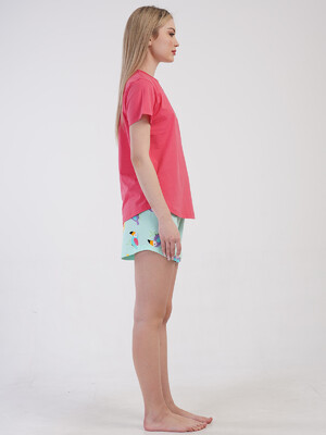 Купить Бавовняний комплект з шортами VIENETTA 4101276907 в Украина в Lingerie.ua - Одяг для дому та відпочинку, Фото 3