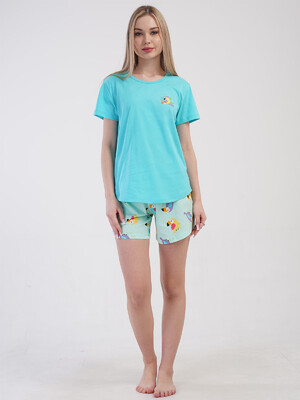 Купить Бавовняний комплект з шортами VIENETTA 4101276907 в Украина в Lingerie.ua - Одяг для дому та відпочинку, Фото 4