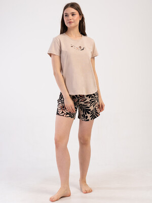 Хлопковый комплект с шортами VIENETTA 4080603526