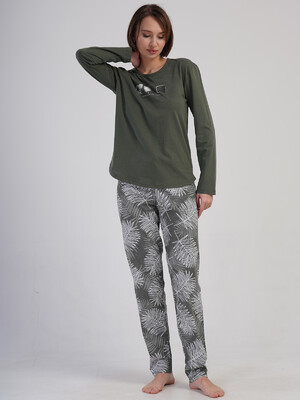 Купить Хлопковый домашний костюм с длинным рукавом VIENETTA 4100201526 в Украина в Lingerie.ua - Одяг для дому та відпочинку, Фото 5