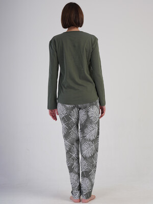 Купить Хлопковый домашний костюм с длинным рукавом VIENETTA 4100201526 в Украина в Lingerie.ua - Одяг для дому та відпочинку, Фото 6