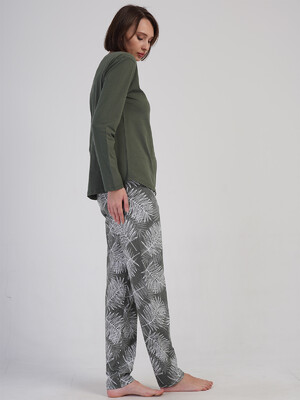 Купить Хлопковый домашний костюм с длинным рукавом VIENETTA 4100201526 в Украина в Lingerie.ua - Одяг для дому та відпочинку, Фото 7