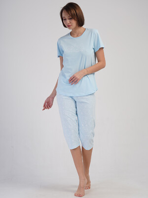 Хлопковый комплект с капри VIENETTA 4080881589