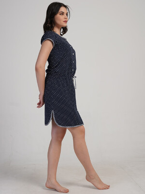 Купить Халат літній великого розміру на ґудзиках VIENETTA 5033711404 в Украина в Lingerie.ua - Одяг для дому та відпочинку, Фото 3