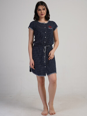 Купить Халат літній великого розміру на ґудзиках VIENETTA 5033711404 в Украина в Lingerie.ua - Одяг для дому та відпочинку, Фото 4