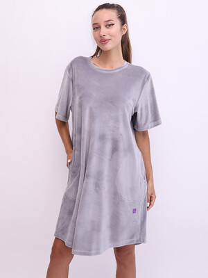 Купить Велюровая туника с коротким рукавом LINGERIE 170797 в Украина в Lingerie.ua - Одяг для дому та відпочинку, Фото 9