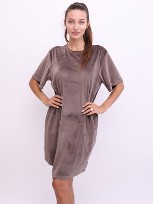 Купить Велюровая туника с коротким рукавом LINGERIE 170797 в Украина в Lingerie.ua - Одяг для дому та відпочинку, Фото 10