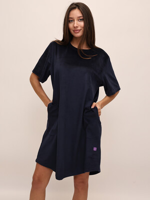 Купить Велюрова туніка з коротким рукавом LINGERIE 170797 в Украина в Lingerie.ua - Одяг для дому та відпочинку, Фото 4