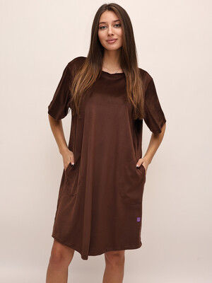 Купить Велюрова туніка з коротким рукавом LINGERIE 170797 в Украина в Lingerie.ua - Одяг для дому та відпочинку, Фото 13