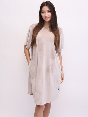 Купить Велюровая туника с коротким рукавом LINGERIE 170797 в Украина в Lingerie.ua - Одяг для дому та відпочинку, Фото 6