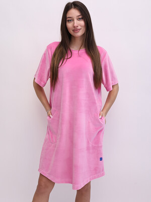 Купить Велюровая туника с коротким рукавом LINGERIE 170797 в Украина в Lingerie.ua - Одяг для дому та відпочинку, Фото 8