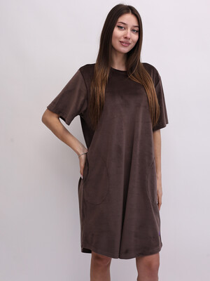 Купить Велюровая туника с коротким рукавом LINGERIE 170797 в Украина в Lingerie.ua - Одяг для дому та відпочинку, Фото 21